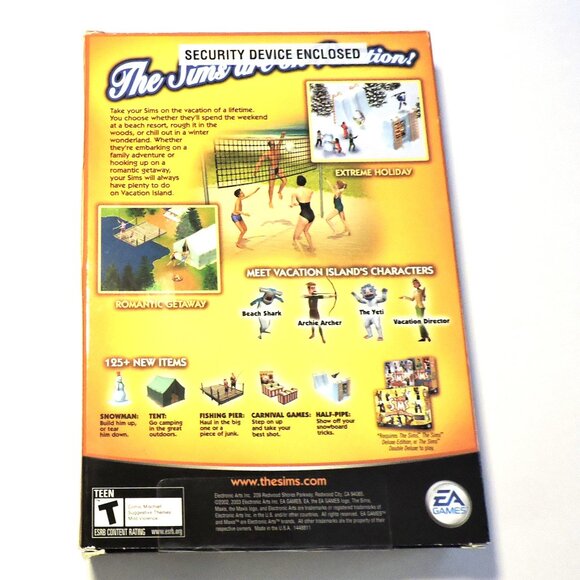 Electronic Arts The Sims Deluxe Edition And 4 Expansion Packs Computer Games - Picture 10 of 13